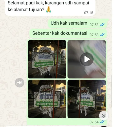 Pengiriman Papan Bunga Selamat Ketiwijayan Bayan