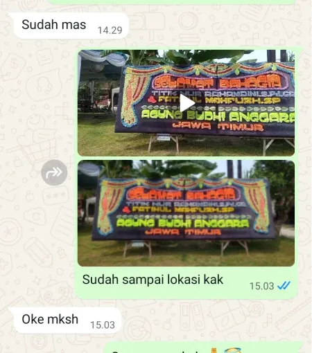Pengiriman Papan Bunga Ketiwijayan Bayan