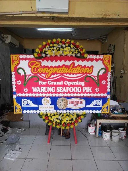 Papan Bunga Ucapan Selamat Ketiwijayan Bayan